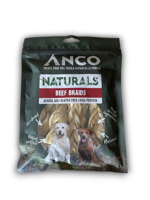 Anco Naturals Beef Braids 100g