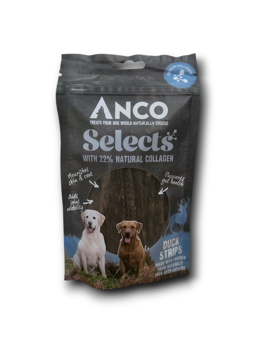 Anco Selects Duck Strips with Collagen 85g