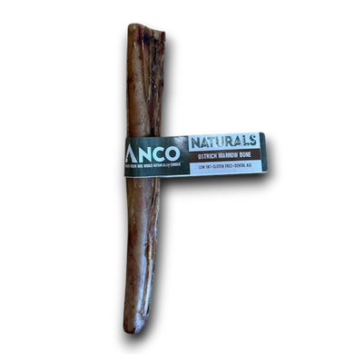 Dog chew treat with 'Lanco Naturals' label on a white background