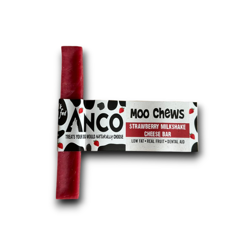 Anco Moo Chew Strawberry Milkshake Cheese Bar Small