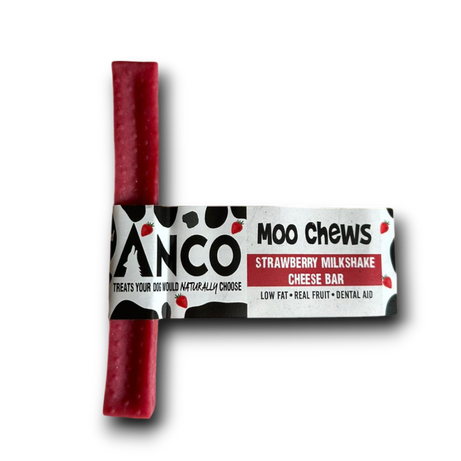 Anco Moo Chew Strawberry Milkshake Cheese Bar Medium