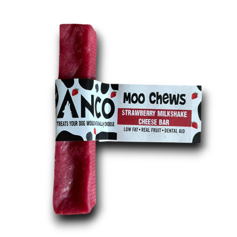 Anco Moo Chew Strawberry Milkshake Cheese Bar Large