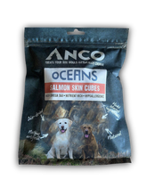 Load image into Gallery viewer, Anco Oceans Salmon Skin Cubes 100g
