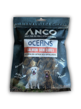 Load image into Gallery viewer, Anco Oceans Salmon Skin Cubes 100g
