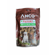 Load image into Gallery viewer, Anco Hemp Oil Infused Fusions Dog Treats 100g

