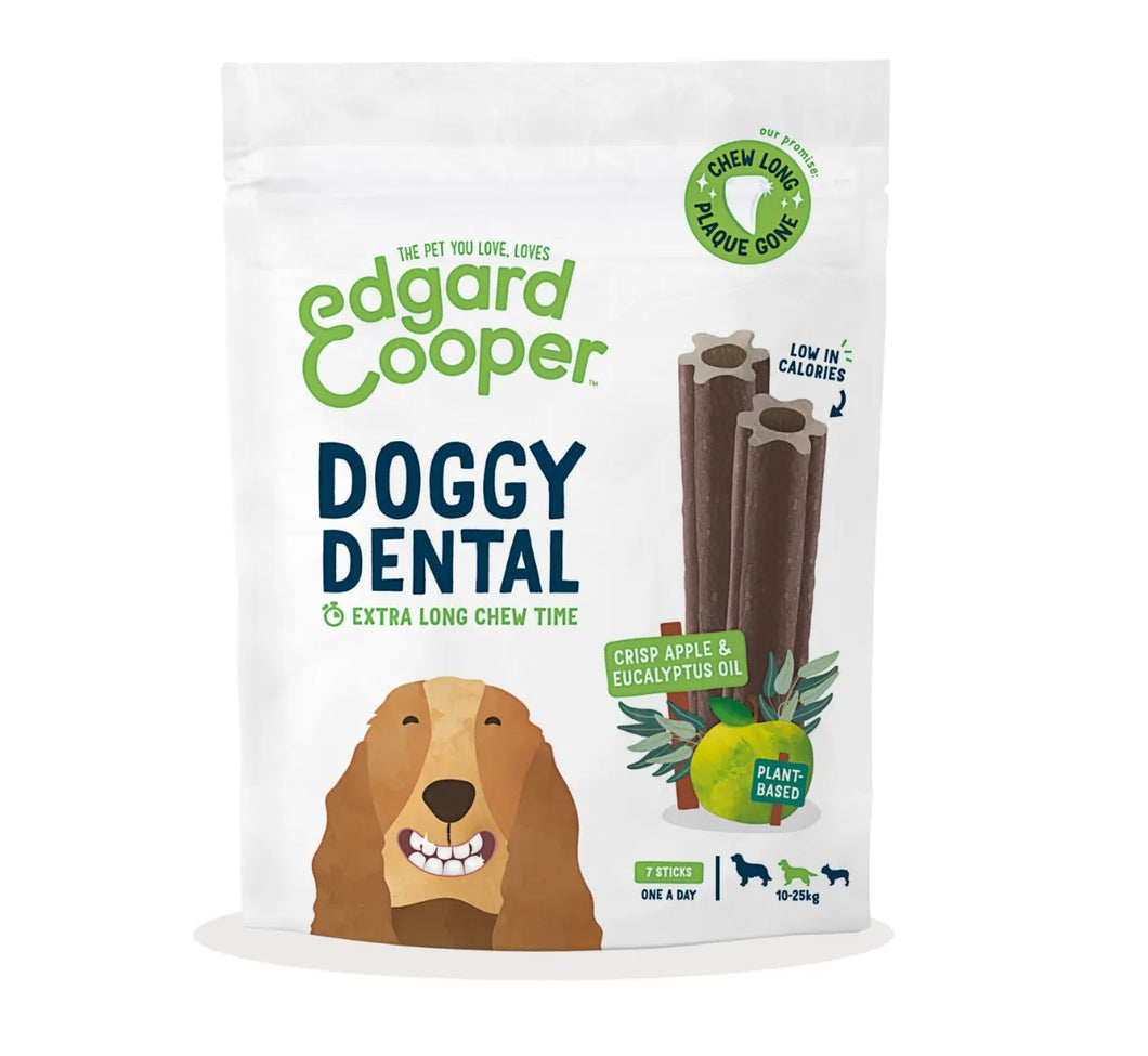 Edgard & Cooper Doggy Dental Apple and Eucalyptus Medium