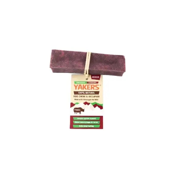 Yakers Dog Chew Cranberry Medium