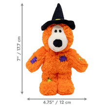 Load image into Gallery viewer, KONG Halloween Wild Knots Witch Bear Orange Small/Medium
