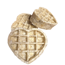 Load image into Gallery viewer, Heart-shaped waffle on a white background
