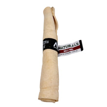 Load image into Gallery viewer, Rolled-up dog treat with 'Naturals' branding on a white background
