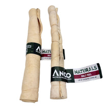 Load image into Gallery viewer, Two rolled-up dog treats with 'Anco Naturals' branding on a white background
