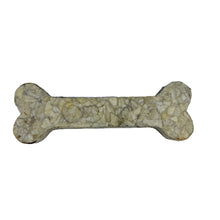 Load image into Gallery viewer, Marble-patterned bone-shaped object on a white background
