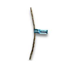 Load image into Gallery viewer, A natural dog chew bone, specifically a twisted Anco Naturals beef bone, shown with its brand label on a plain white background.
