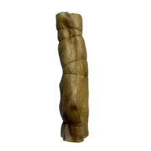 Load image into Gallery viewer, Brown stone sculpture of a figure on a white surface
