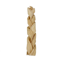Load image into Gallery viewer, Beige braided dog toy on a white background
