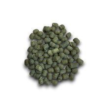 Load image into Gallery viewer, Green pet food pellets on a white background

