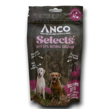 Load image into Gallery viewer, Anco Selects dog treats packaging on a white background
