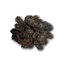 Load image into Gallery viewer, Cluster of dark brown dog treats on a white background

