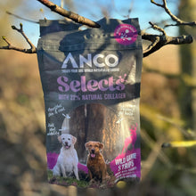 Load image into Gallery viewer, Anco Selects Wild Game Strips with Collagen 85g
