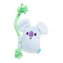 Load image into Gallery viewer, Plush toy with a green rope on a white background
