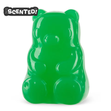 Load image into Gallery viewer, Green gummy bear-shaped toy with 'Scented!' label on a white background
