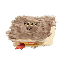 Load image into Gallery viewer, Plush toy resembling a creature with a red bow tie on a white background
