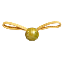 Load image into Gallery viewer, Yellow ball with a strap on a white background
