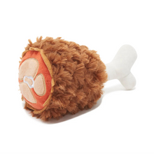 Load image into Gallery viewer, Plush lion toy with a white handle on a white background

