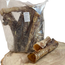 Load image into Gallery viewer, Paddock Farm Beef Trachea Moo Tube Pieces 24cm - 1kg
