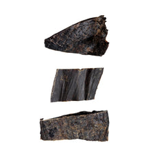 Load image into Gallery viewer, Three pieces of dark brown Buffalo Spleen on a white background
