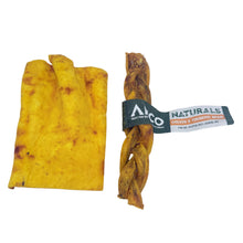 Load image into Gallery viewer, Dog chew treat and packaging on a white background
