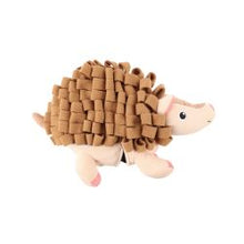 Load image into Gallery viewer, Plush toy hedgehog on a white background
