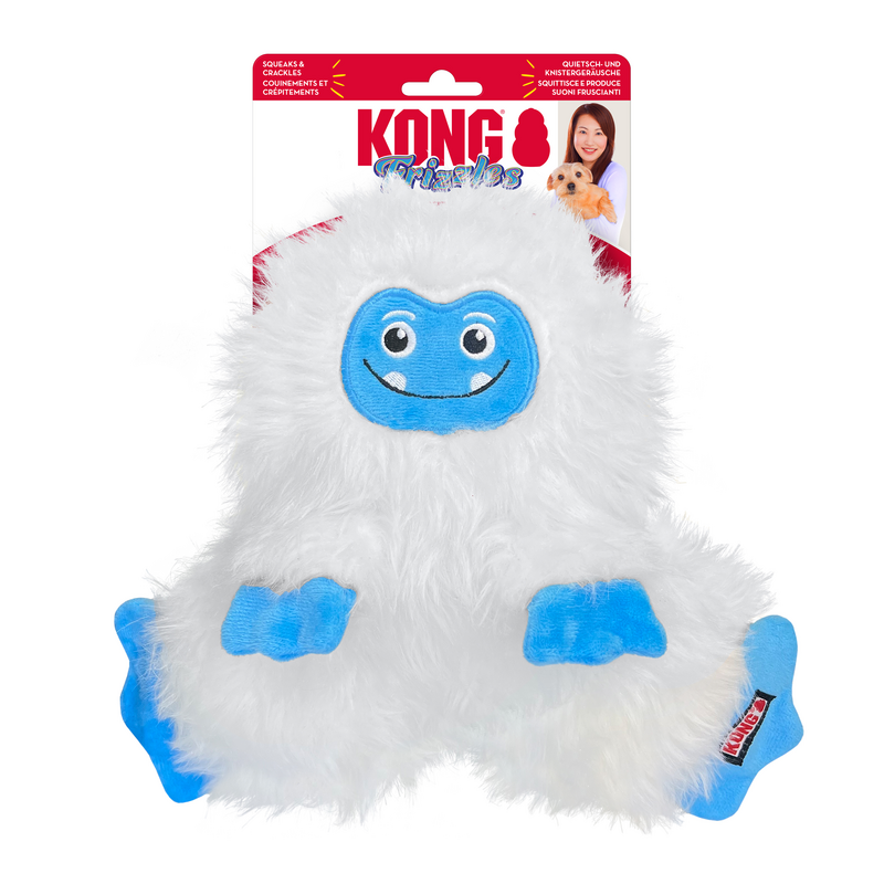 KONG Christmas Holiday Frizzles Yeti