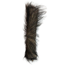 Load image into Gallery viewer, Dark brown Hairy Jumbo Buffalo Roll on a white background
