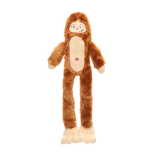 Load image into Gallery viewer, Plush toy resembling a monkey with a neutral expression on a white background
