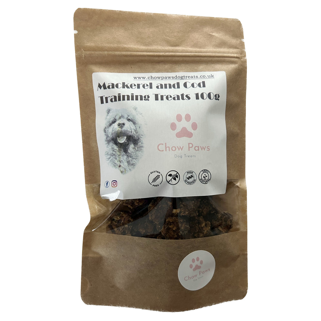 Mackerel and Cod Training Treats 100g