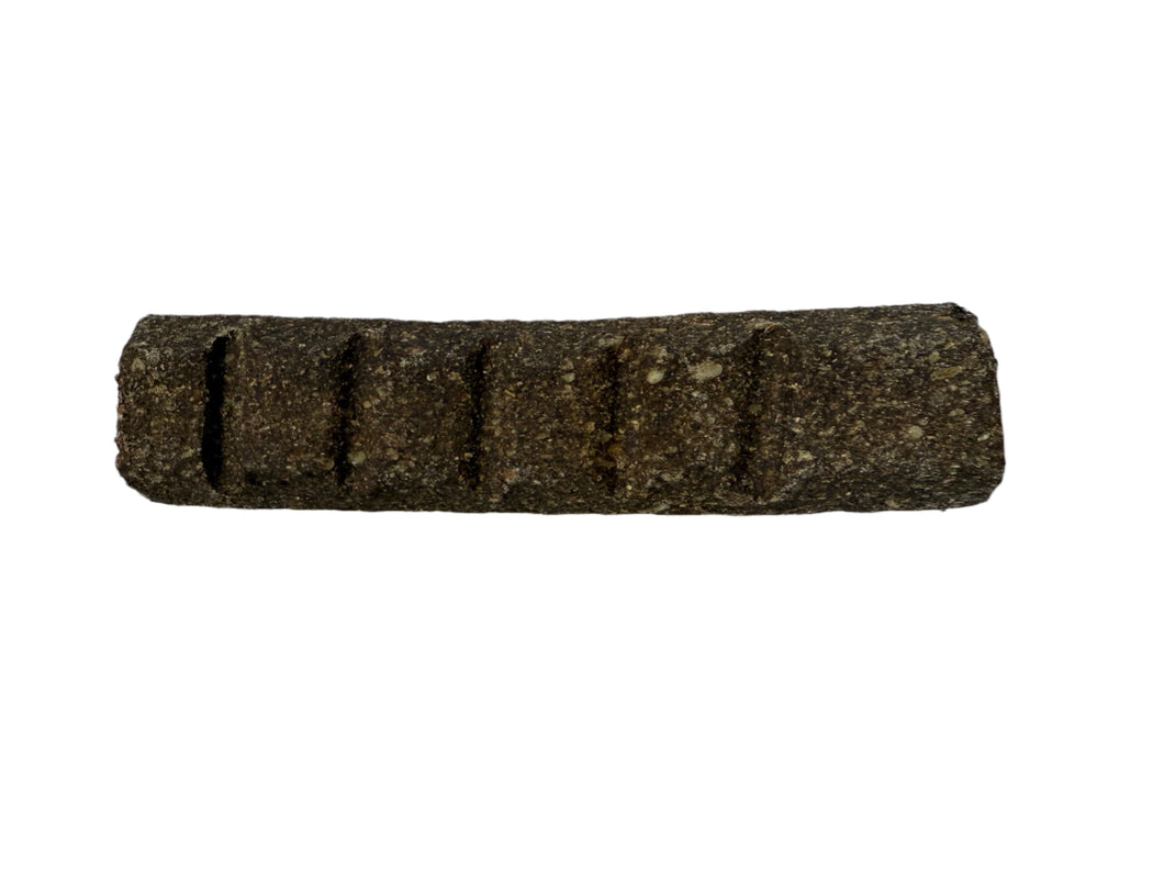 Superfood Venison Bar dog treat  on a white background