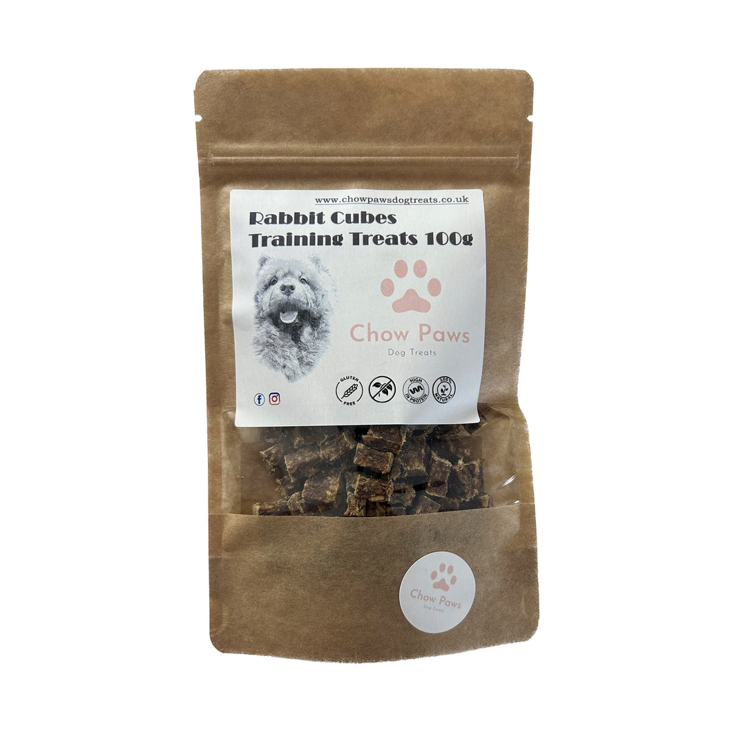 100% Rabbit Cubes Training Treats 100g