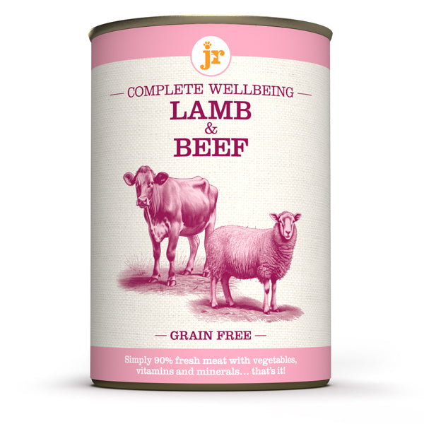JR Lamb & Beef Wet Dog Food 400g – Grain Free Complete | Chow Paws ...