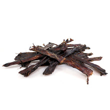 Load image into Gallery viewer, Dried beef jerky pieces on a white background
