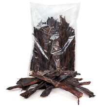 Load image into Gallery viewer, Bag of dried beef jerky on a white background
