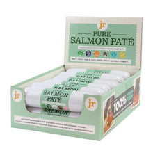 Load image into Gallery viewer, Box of JR Pure Salmon Pate pet food with multiple packages inside

