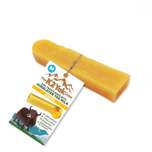 Load image into Gallery viewer, Dog treat bar with packaging labeled 'K2Yak Chew' on a white background
