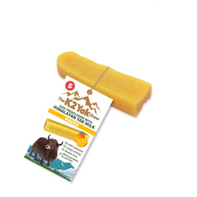 Load image into Gallery viewer, Yellow dog treat package with packaging on a white background
