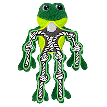 Load image into Gallery viewer, Frog-shaped toy with a skeleton design on a white background
