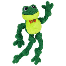 Load image into Gallery viewer, Plush frog toy with a red heart on a white background
