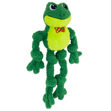 Load image into Gallery viewer, Plush frog toy with a red tag on a white background

