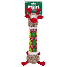 Load image into Gallery viewer, KONG Christmas Holiday Shakers Luvs Argyle Reindeer Medium
