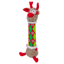 Load image into Gallery viewer, KONG Christmas Holiday Shakers Luvs Argyle Reindeer Medium
