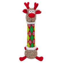 Load image into Gallery viewer, KONG Christmas Holiday Shakers Luvs Argyle Reindeer Medium
